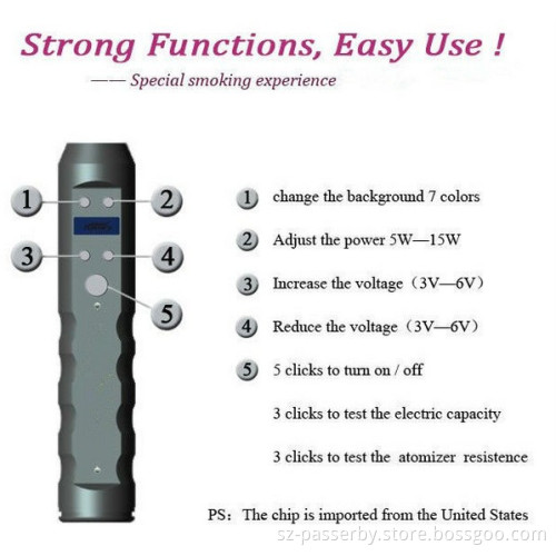 Newest Updated K200 Ecig with 2000mAh LCD Screen Can Test Resistance Automaticly
